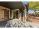 Back patio area with sliding glass doors at 2407 W Laurel Ln, Phoenix, AZ 85029