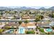 Aerial view of home with pool and surrounding area at 2816 E Cholla St, Phoenix, AZ 85028