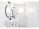 Bathroom with dual vanity, marble countertop, and stylish mirrors at 2816 E Cholla St, Phoenix, AZ 85028