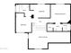 Second floor plan showing primary bedroom, two additional bedrooms, and two bathrooms at 3835 E Kent Dr, Phoenix, AZ 85044