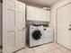 Laundry room with washer, dryer, and cabinets at 4532 E Sandra Ter, Phoenix, AZ 85032