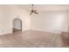 Living area with tile floors and high ceilings at 4532 E Sandra Ter, Phoenix, AZ 85032