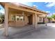 Covered patio with built-in bar and access to backyard at 4532 E Sandra Ter, Phoenix, AZ 85032