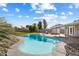 Relaxing kidney-shaped pool and patio area in a backyard setting at 527 N Valencia Pl, Chandler, AZ 85226