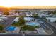 Aerial view of community pool and surrounding area at 535 S Alma School Rd # 113, Mesa, AZ 85210