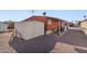 Mobile home with shed and gravel yard at 535 S Alma School Rd # 113, Mesa, AZ 85210