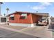 Mobile home with carport and landscaping at 535 S Alma School Rd # 113, Mesa, AZ 85210