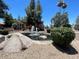 Community featuring well maintained landscaping and fountain at 6550 N 47Th Ave # 286, Glendale, AZ 85301