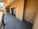 Spacious outdoor patio with sliding glass door access at 6550 N 47Th Ave # 286, Glendale, AZ 85301