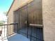 Enclosed outdoor patio area with metal gate at 6550 N 47Th Ave # 286, Glendale, AZ 85301