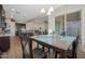 Kitchen with island and breakfast nook, view into Gathering room at 9184 W Donald Dr, Peoria, AZ 85383