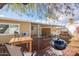 Wooden deck with seating area and a grill at 10951 N 91St Ave # 56, Peoria, AZ 85345