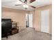 Home office features a desk, chair, and closet at 10951 N 91St Ave # 56, Peoria, AZ 85345