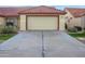 Two-car garage with a spacious driveway at 14131 W Circle Ridge Dr, Sun City West, AZ 85375