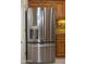 Stainless steel refrigerator with ice and water dispenser at 14131 W Circle Ridge Dr, Sun City West, AZ 85375