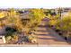 Desert landscape home with driveway and landscaped yard at 16025 E Primrose Dr # B, Fountain Hills, AZ 85268