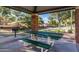 Inviting covered picnic area with a grill and a large green picnic table at 2159 S Luther --, Mesa, AZ 85209