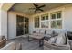 Relaxing patio with wicker furniture and a view at 25509 N 140Th Dr, Surprise, AZ 85387