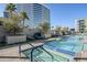 Inviting pool and spa with comfortable lounge chairs at 3131 N Central Ave # 6015, Phoenix, AZ 85012