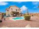 Large backyard with pool, patio, and gazebo at 3664 E Juanita Ave, Gilbert, AZ 85234