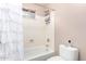 Clean bathroom with tub and shower at 3664 E Juanita Ave, Gilbert, AZ 85234