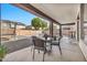 Relaxing covered patio with outdoor seating and views at 4364 E Turnberry Ct, Gilbert, AZ 85298