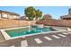 Stunning pool and spa with flagstone walkways at 4364 E Turnberry Ct, Gilbert, AZ 85298