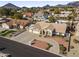 Single-story home with a large yard, pool, and mountain views at 4644 W Soft Wind Dr, Glendale, AZ 85310