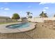 Inviting kidney-shaped pool with brick coping at 4644 W Soft Wind Dr, Glendale, AZ 85310