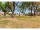 Landscaped courtyard with large trees and green grass at 5154 N 83Rd St, Scottsdale, AZ 85250