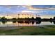 Tranquil lake view at sunset, reflecting the sky at 5154 N 83Rd St, Scottsdale, AZ 85250