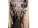 Spacious walk-in closet with ample hanging space and shelving at 5154 N 83Rd St, Scottsdale, AZ 85250