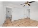 Bedroom with private bathroom and double closets at 5321 W Country Gables Dr, Glendale, AZ 85306