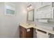 Clean bathroom with single sink vanity and toilet at 5343 S El Camino Dr, Tempe, AZ 85283