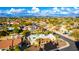 Wide aerial view of the property and neighborhood at 6030 E Crocus Dr, Scottsdale, AZ 85254