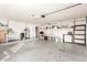 Spacious garage with built-in shelving and ample storage at 6030 E Crocus Dr, Scottsdale, AZ 85254