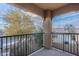 Private balcony overlooking a tree and residential area at 909 W Elm Ave, Coolidge, AZ 85128