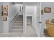Basement stairs leading to additional living space at 1040 N 113Th Pl, Mesa, AZ 85207