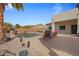 Inviting pool with patio furniture and a view of the house at 1040 N 113Th Pl, Mesa, AZ 85207