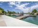 Community boat docks on a calm waterway at 2258 S Canton --, Mesa, AZ 85202