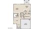 One-story floor plan with 2-car garage and covered patio at 24206 W Hidalgo Ave, Buckeye, AZ 85326