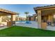 Community pool and spa with covered patio and seating area at 2931 E Citrus Way, Chandler, AZ 85286