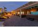 Relaxing backyard oasis with hot tub and fire pit at 3182 N 159Th Dr, Goodyear, AZ 85395