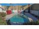Community swimming pool with surrounding landscaping at 4135 N 17Th St # 11, Phoenix, AZ 85016
