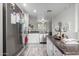 Modern kitchen with stainless steel appliances and a kitchen island at 4455 E Paradise Village S Pkwy # 1031, Phoenix, AZ 85032