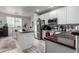 Spacious kitchen with island and wood-look flooring at 4455 E Paradise Village S Pkwy # 1031, Phoenix, AZ 85032