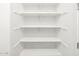 A well-organized pantry with ample shelving space for storage at 4828 N 177Th Ln, Goodyear, AZ 85395