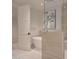 Bright bathroom featuring a free standing tub and tiled walk-in shower with a glass door at 5000 N Camelback Ridge Rd # 109, Scottsdale, AZ 85251