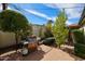 Backyard with patio, landscaping, gas grill, and blue skies at 5306 N 20Th St, Phoenix, AZ 85016