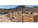 Framing of new construction home. Mountain in the background at 6126 E Maverick Rd, Paradise Valley, AZ 85253